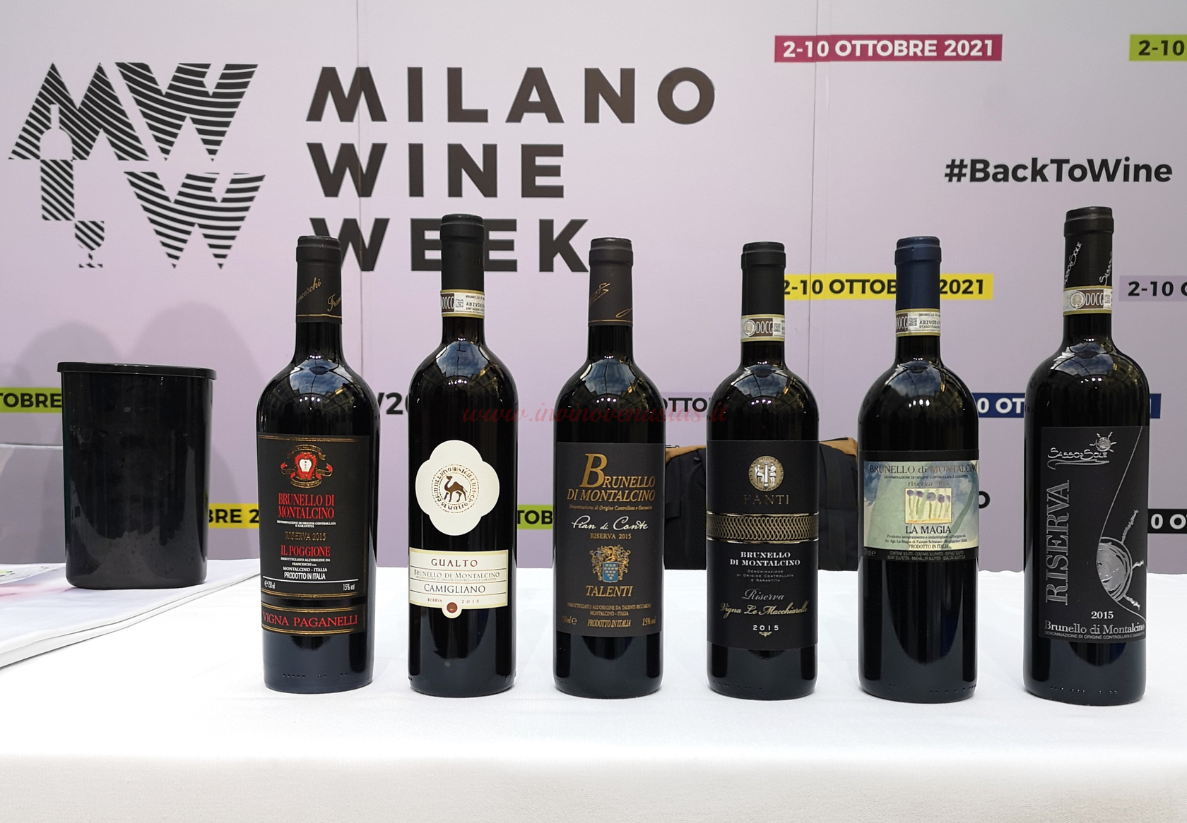 Milano Wine Week masterclass - wine tasting
