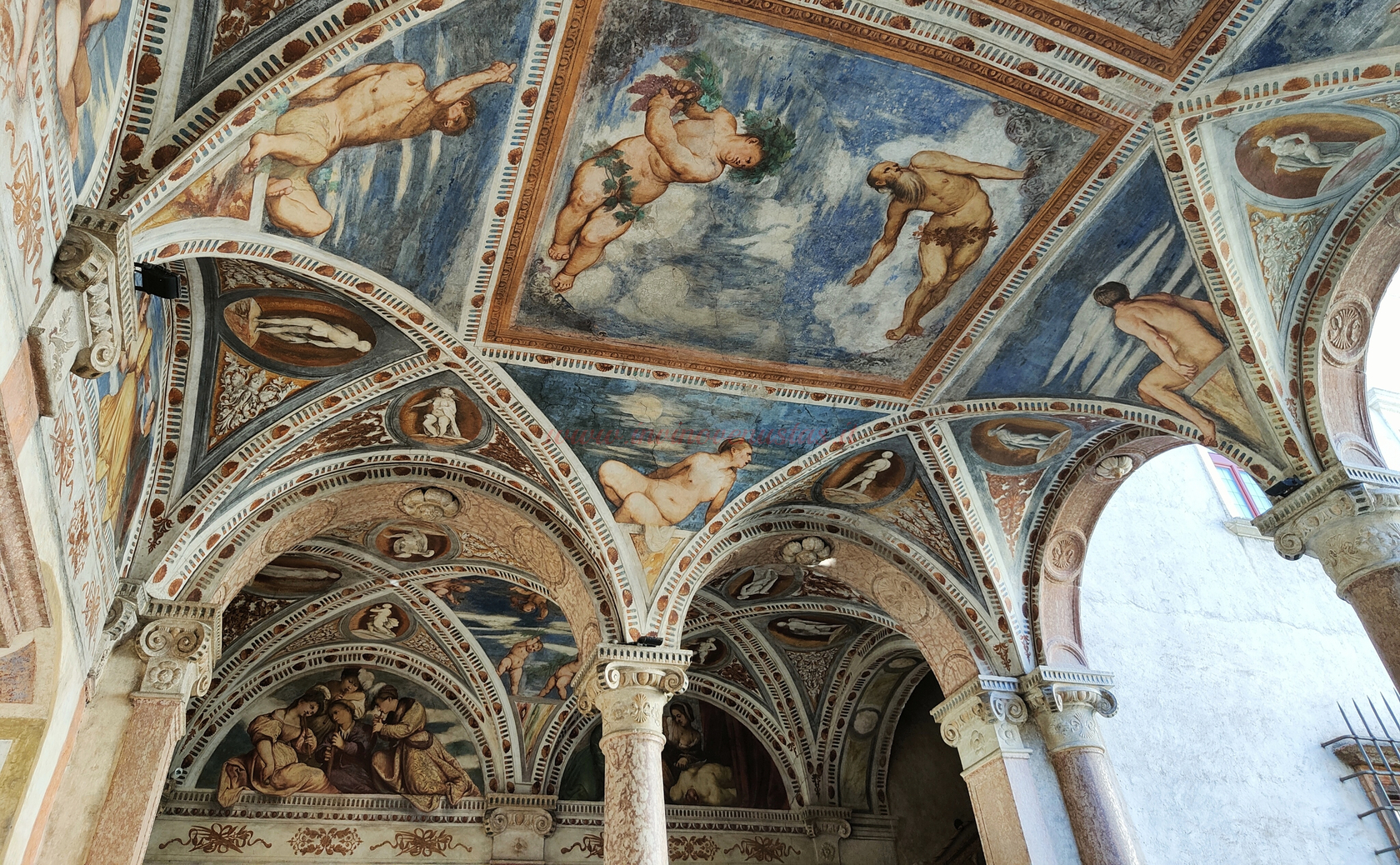 Loggia del Romanino Castello del Buonconsiglio Trento