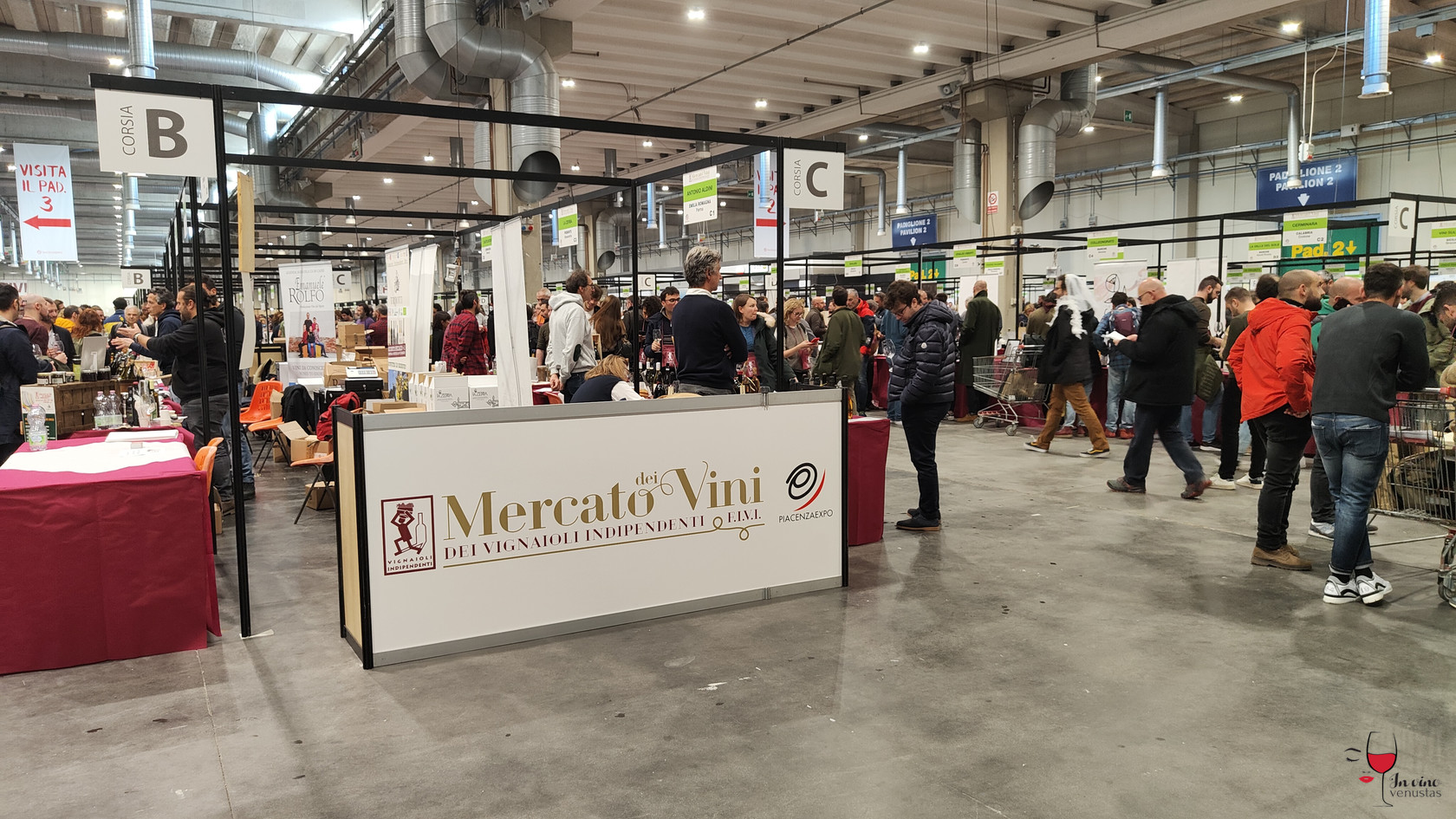 Padiglioni Palaexpo Piacenza - Mercato vini dei vignaioli 2022