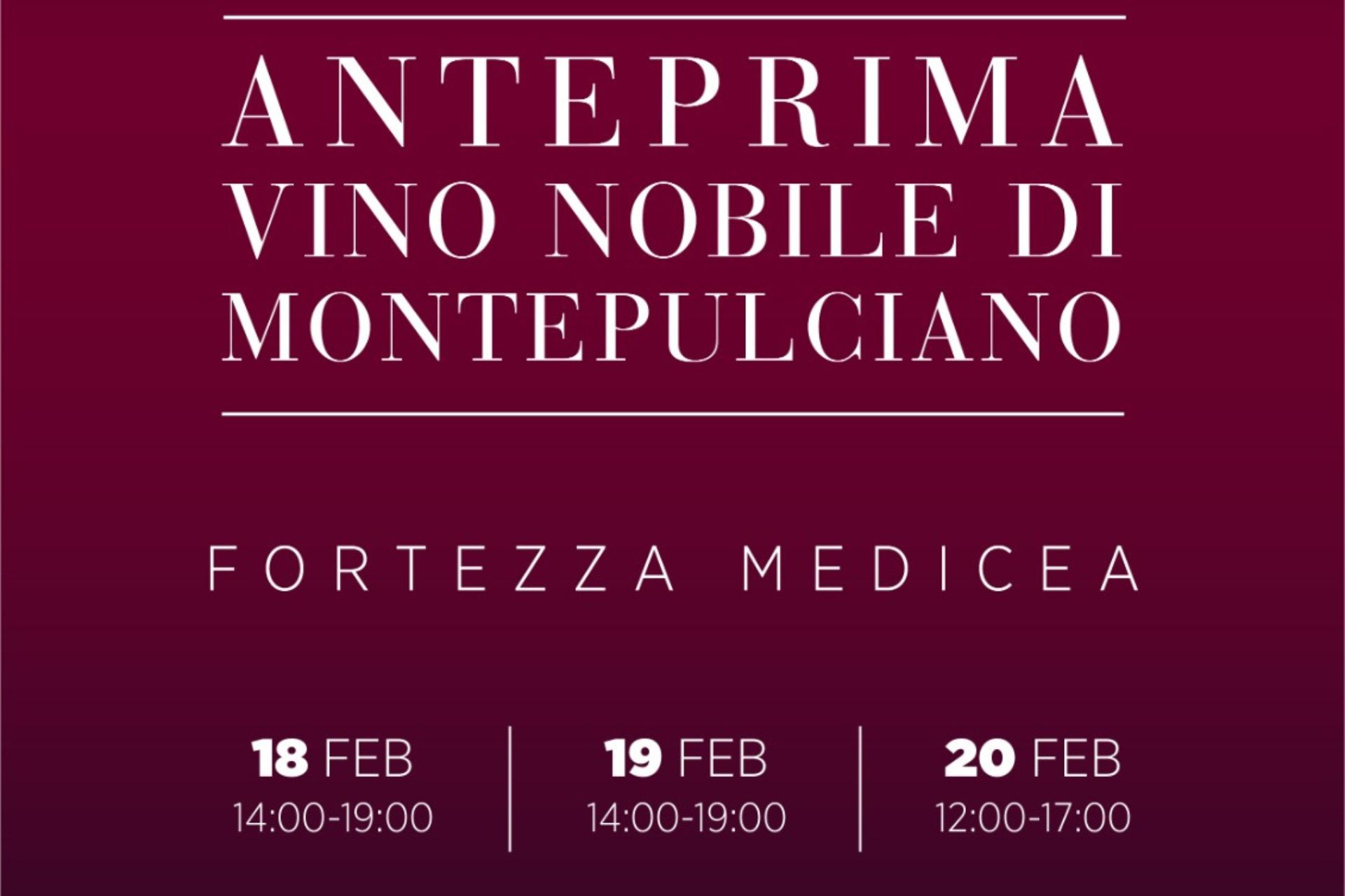 Anteprima del vino Nobile di Montepulciano 2023