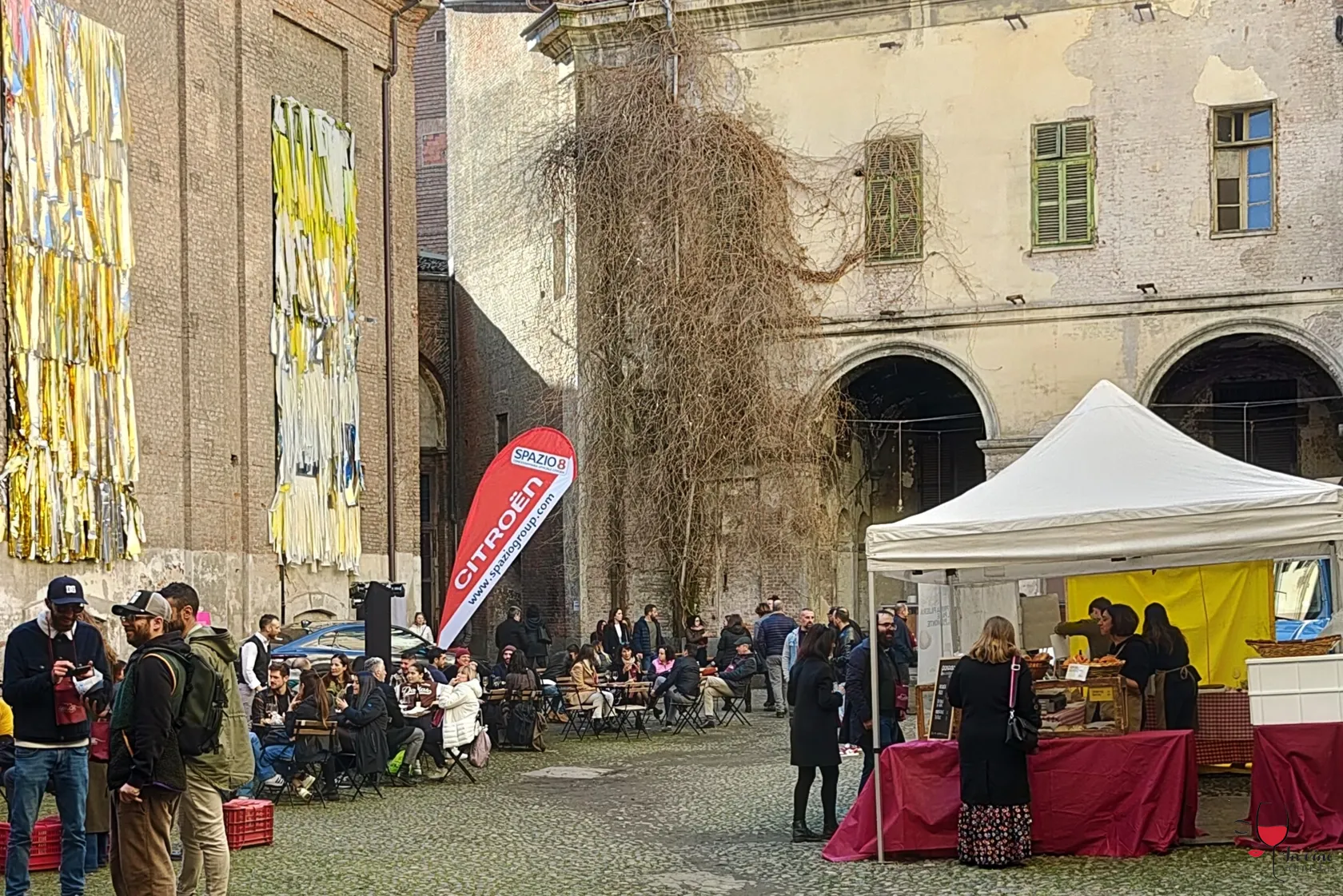 Area food Salone del Vino Torino Cavallerizza Reale