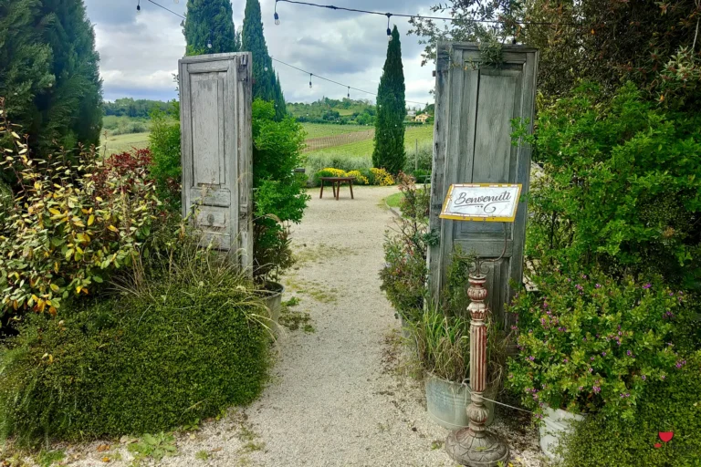 Prenotazioni perse Ingresso con cartello "Benvenuti"